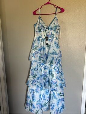 Fashionova ruffle tiered maxi dress